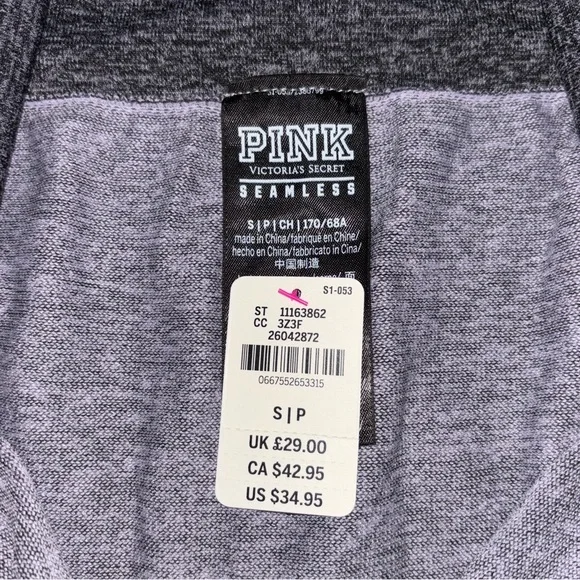 ✨NWT Pink Seamless High Waist Full Length Tight - Picture 5 of 9